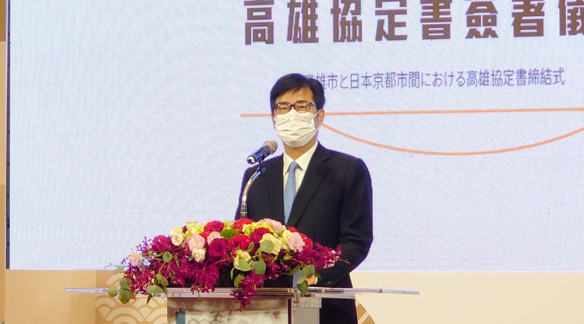 ▲關於國慶煙火，高雄市長陳其邁說目前仍順利在籌辦中。（圖／記者鄭婷襄攝，2021.09.10）