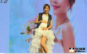 李宓宣布懷雙胞胎的喜訊。(圖/記者吳雨婕攝, 2021.09.10) ▲李宓宣布懷雙胞胎的喜訊。(圖/記者吳雨婕攝, 2021.09.10)
