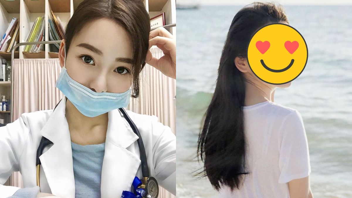 ▲「醫界Angelababy」口罩下藏盛顏。（圖／Jenn IG）