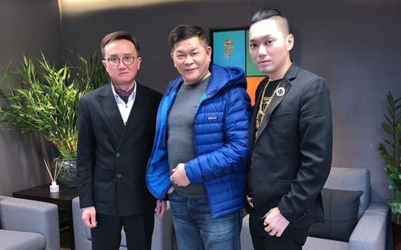 ▲澎恰恰（中）債務纏身，連千毅（右一）曾貼出合照力挺。（圖／連千毅IG）