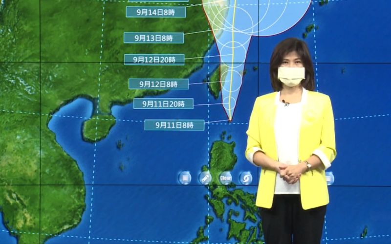 強颱「璨樹」結構紮實 北台與東部今晚出現局部大豪雨