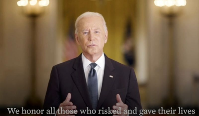 ▲美國總統拜登於911事件20週年前夕，在一段影片中敦請美國民眾展現團結，還說那是「我們最大的力量」。（圖／擷取自影片）