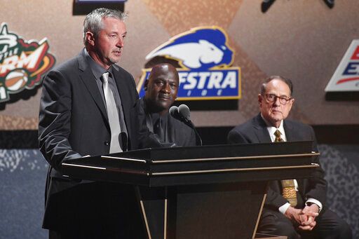 ▲Toni Kukoc入選名人堂，引言人為Michael Jordan。（圖／美聯社／達志影像）