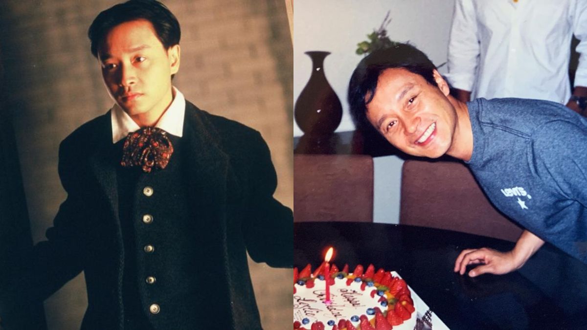 ▲香港巨星張國榮過去曾演出電影《阿飛正傳》及《霸王別姬》，也在香港粵語流行樂壇具有特殊地位，人氣風靡全亞洲。（圖／華映、唐鶴德IG）