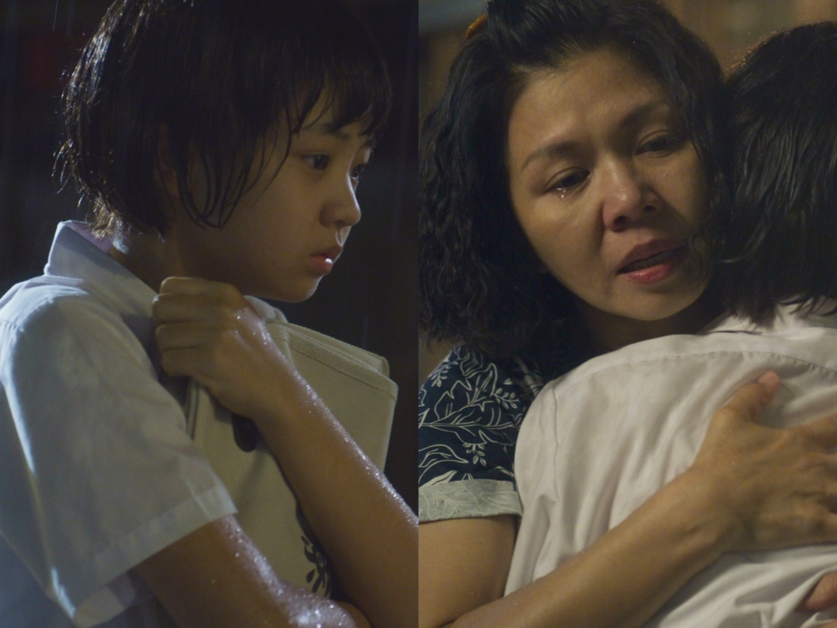 ▲吳以涵（左）、于子育（右圖左）雨夜擁抱成為《俗女養成記2》一大淚點。（圖／華視、CATCHPLAY提供）