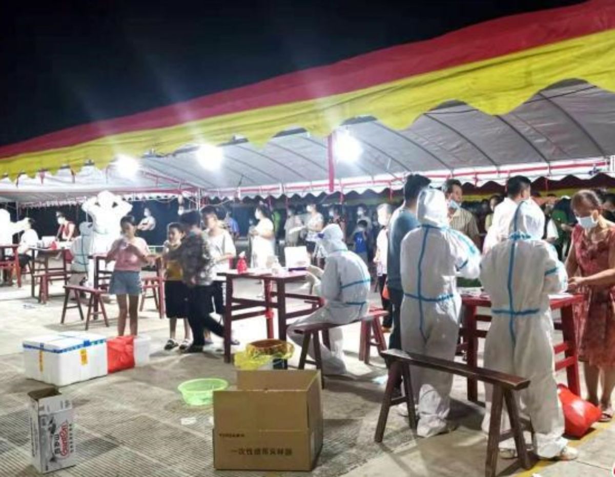 ▲中國福建省近日爆發新冠本土疫情。（圖／翻攝自中新網）