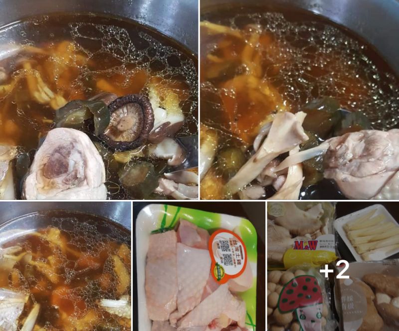 ▲原PO分享「脆瓜香菇雞湯」簡易做法。(圖/翻攝自《我愛全聯-好物老實説》)