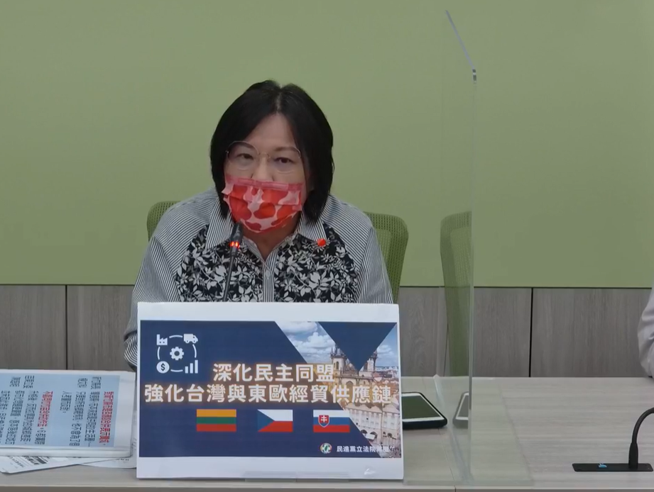 ▲民進黨團幹事長劉世芳表示，國民黨內的主席選舉如果始終站在民意對立面，台灣人民會看在眼裡。（圖／翻攝自民進黨立法院黨團直播）