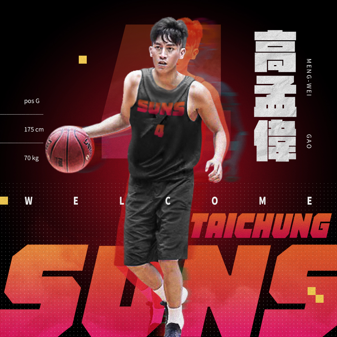 ▲高孟偉加盟台中太陽。（圖／T1台中太陽提供）