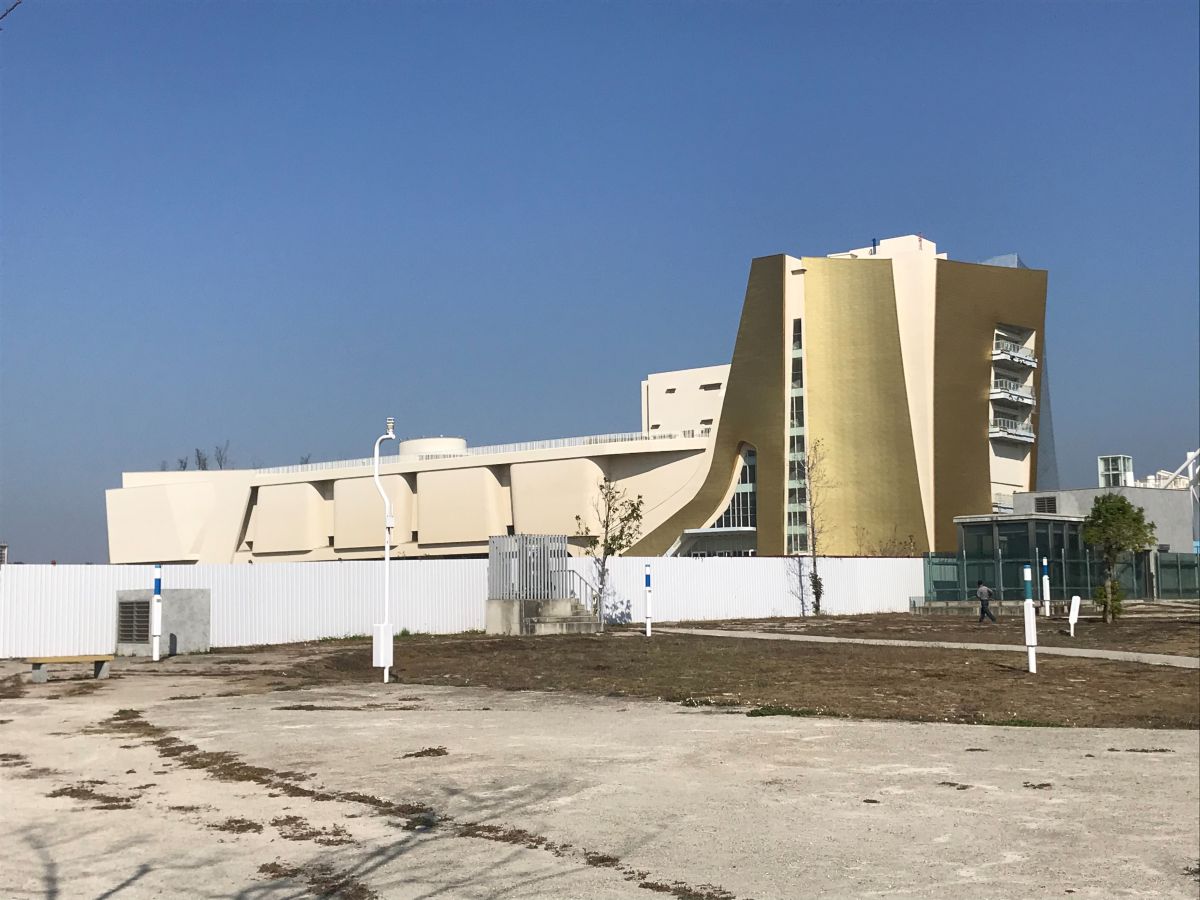 ▲位於水湳經貿園區內的中台灣電影中心已經驗收完成，預計9月底招商。（圖／NOWnews資料照片）