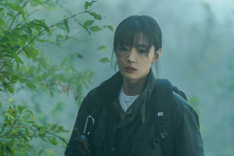 ▲▼全智賢(上圖右,下圖)跟朱智勛主演的《智異山》即將開播。(圖/愛奇藝國際站)