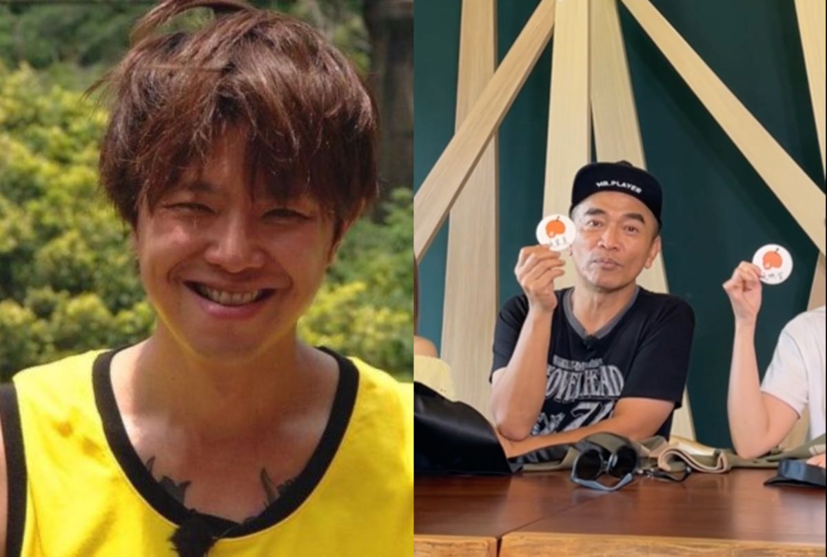 ▲《綜藝玩很大》新隊服藏小鬼（左）印記，吳宗憲（右）吐露思念之情。（圖／綜藝玩很大IG、臉書）