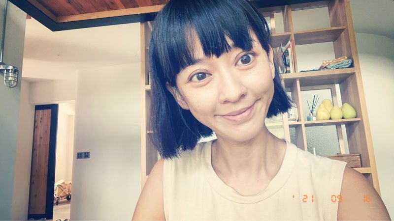 ▲陳意涵秀新髮型。(圖/陳意涵臉書)