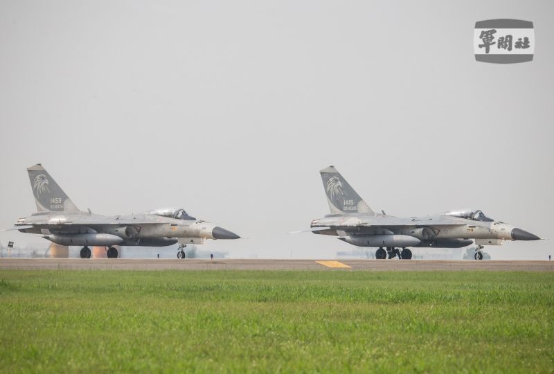 漢光37號演習最後一天 經國號戰機升空執行反擊作戰
