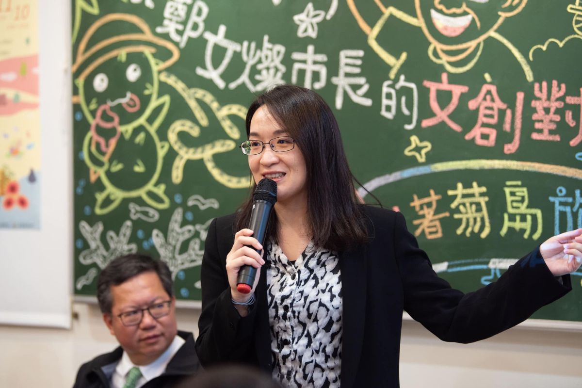 ▲桃園市青年局長顏蔚慈昨天閃辭局長並發文表示，「我要回家了，追求並實踐我的夢想。」（圖／翻攝Rita Yen臉書）