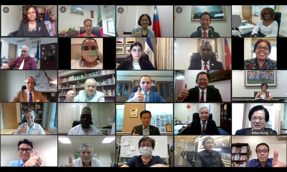 ▲台灣各界代表共襄盛舉「貝里斯獨立四十週年線上慶祝會」。（圖／資料照片）