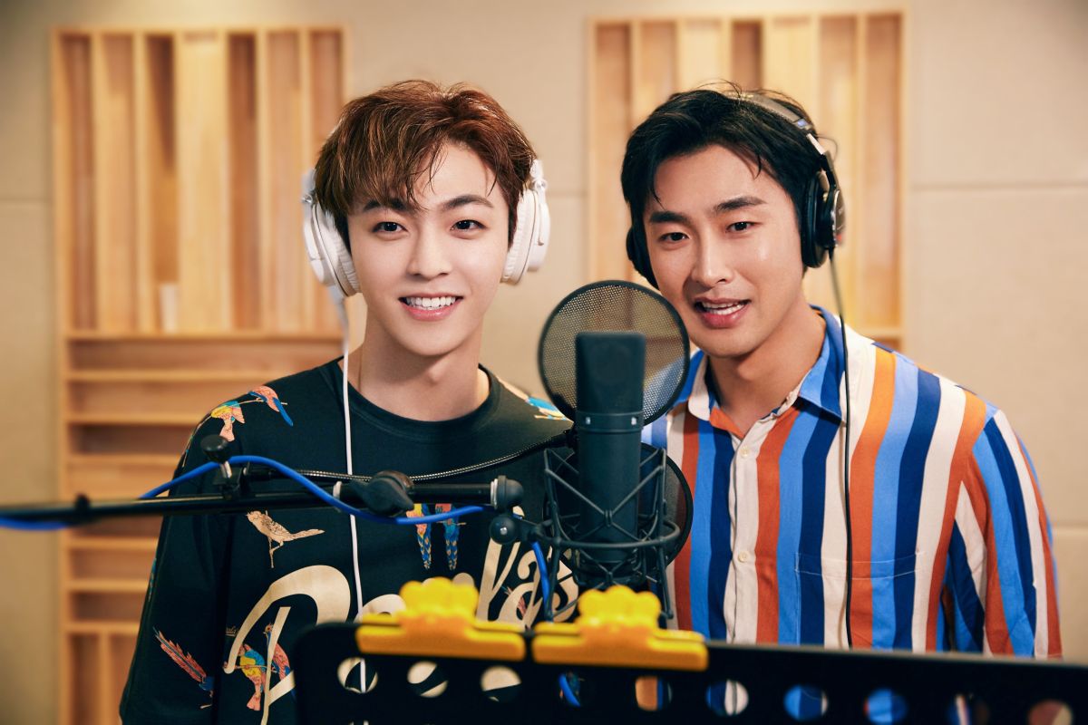 ▲陳立農（左）為好友王彥霖製作的婚禮祝福單曲已經上線。（圖／環球音樂提供）