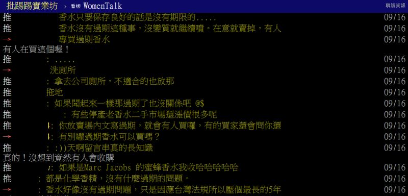 ▲不少內行人表示,香水在良好的保存環境下,其實並無保存期限的差異。(圖/翻攝PTT)