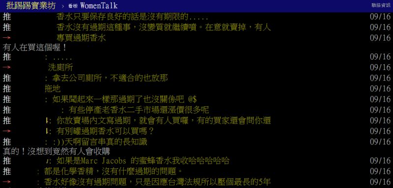 ▲不少內行人表示，香水在良好的保存環境下，其實並無保存期限的差異。（圖／翻攝PTT）