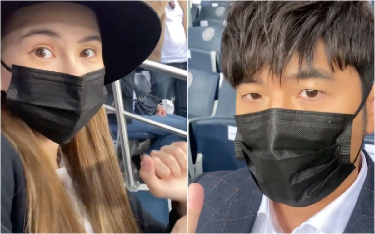 ▲周杰倫（右）跟老婆昆凌在巴黎過中秋。（圖／周杰倫IG）