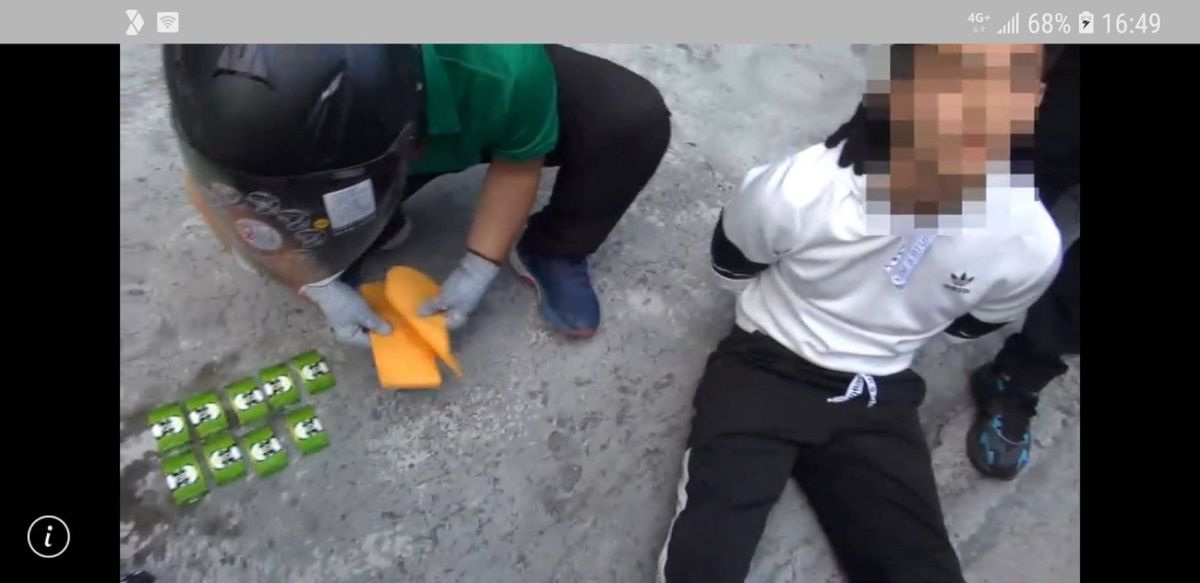 ▲ 郭姓毒販二度被同一位台中市刑大員警捕逮 (圖/記者鄧力軍翻攝 )