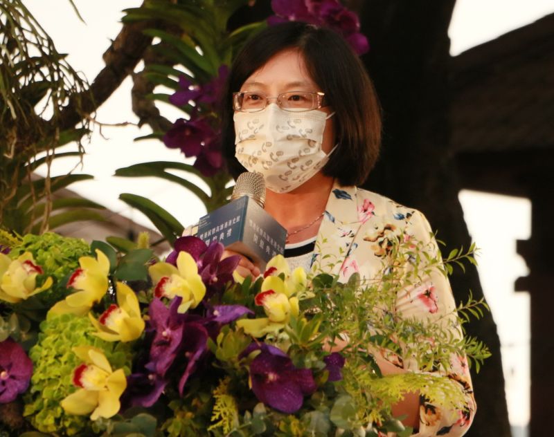 ▲交通部主任秘書黃荷婷致詞。(圖/記者黃守作攝,2021.09.25)