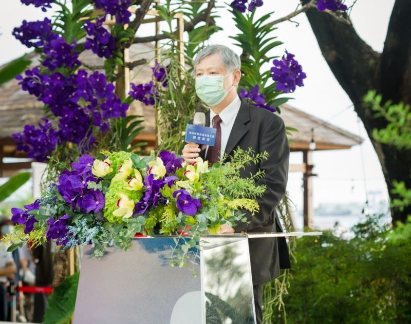 ▲台灣港務公司董事長李賢義致詞。(圖/記者黃守作攝,2021.09.25)