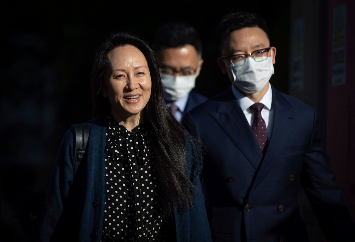 ▲在加拿大被拘禁近3年，華為財務長孟晚舟重獲自由。（圖／美聯社／達志影像）