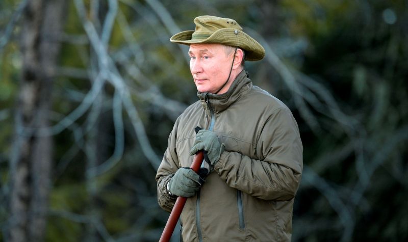 ▲總統蒲亭（Vladimir Putin）9月初度過為期數天的西伯利亞釣魚、健行之旅，官方並公布多張蒲亭度假的照片。（圖／美聯社／達志影像）