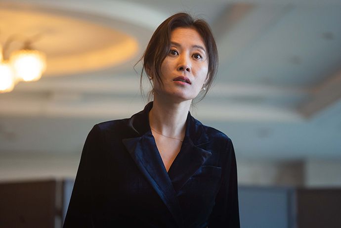 ▲《我的不完美家人》文素利演出表面擁有完美家庭,實則撞見老公偷情的二姐。(圖/高雄電影節)