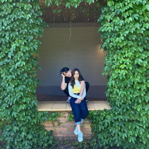 ▲Sandy未婚夫(左)正式亮相。(圖/吳姍儒臉書) ▲Sandy未婚夫(左)正式亮相。(圖/吳姍儒臉書)