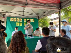 張廖萬堅爭取設置加壓站 中台社區暨四監一所供水順暢 ▲張廖萬堅爭取設置自來水加壓站今啟用,大幅改善中台社區暨四監一所供水穩定度。(圖/記者金武鳳攝,2021.9.28)