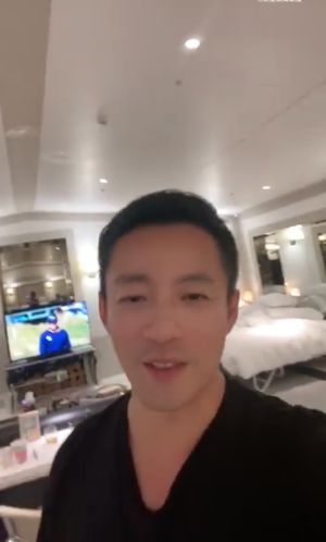 ▲汪小菲曝光自己的隔離飯店房間。(圖/翻攝微博) ▲汪小菲曝光自己的隔離飯店房間。(圖/翻攝微博)