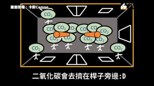 ▲ 卡默使用搭公車科普解釋,加鹽之後的沙士會使二氧化碳流失。(圖/卡默Camoo 授權) ▲ 卡默使用搭公車科普解釋,加鹽之後的沙士會使二氧化碳流失。(圖/卡默Camoo 授權)