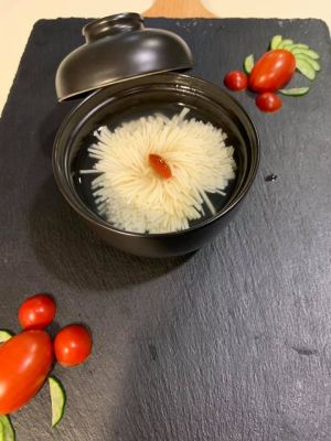 ▲原PO分享菊花豆腐的料理撇步。（圖／翻攝廚藝公社臉書）