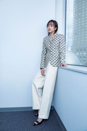 ▲松井愛莉坦言大長腿有時讓她很困擾。（圖／雅慕斯娛樂）