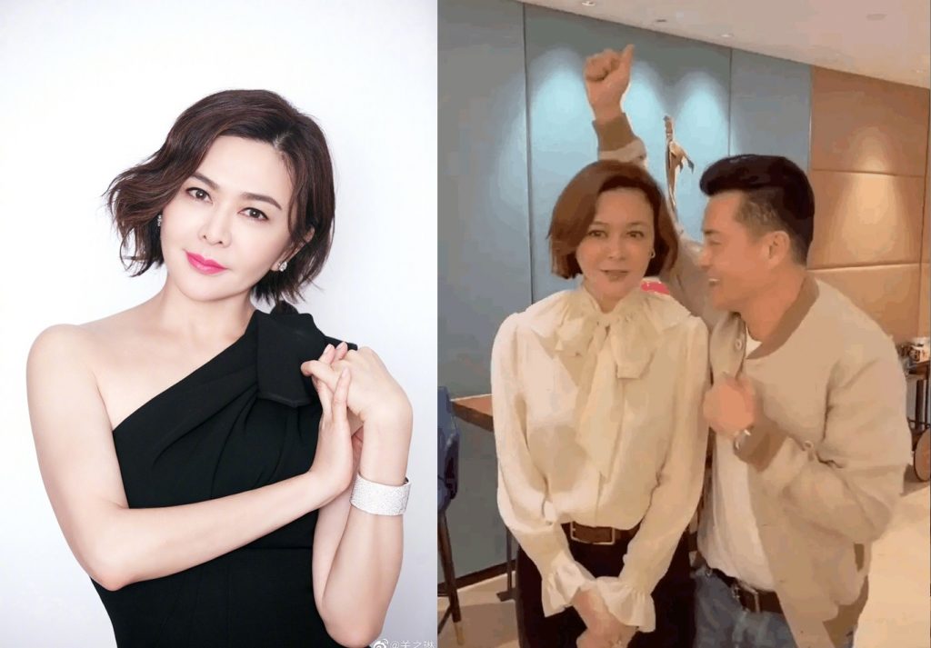 ▲58歲的關之琳亮相，美貌依舊。（圖／關之琳、呂良偉微博）