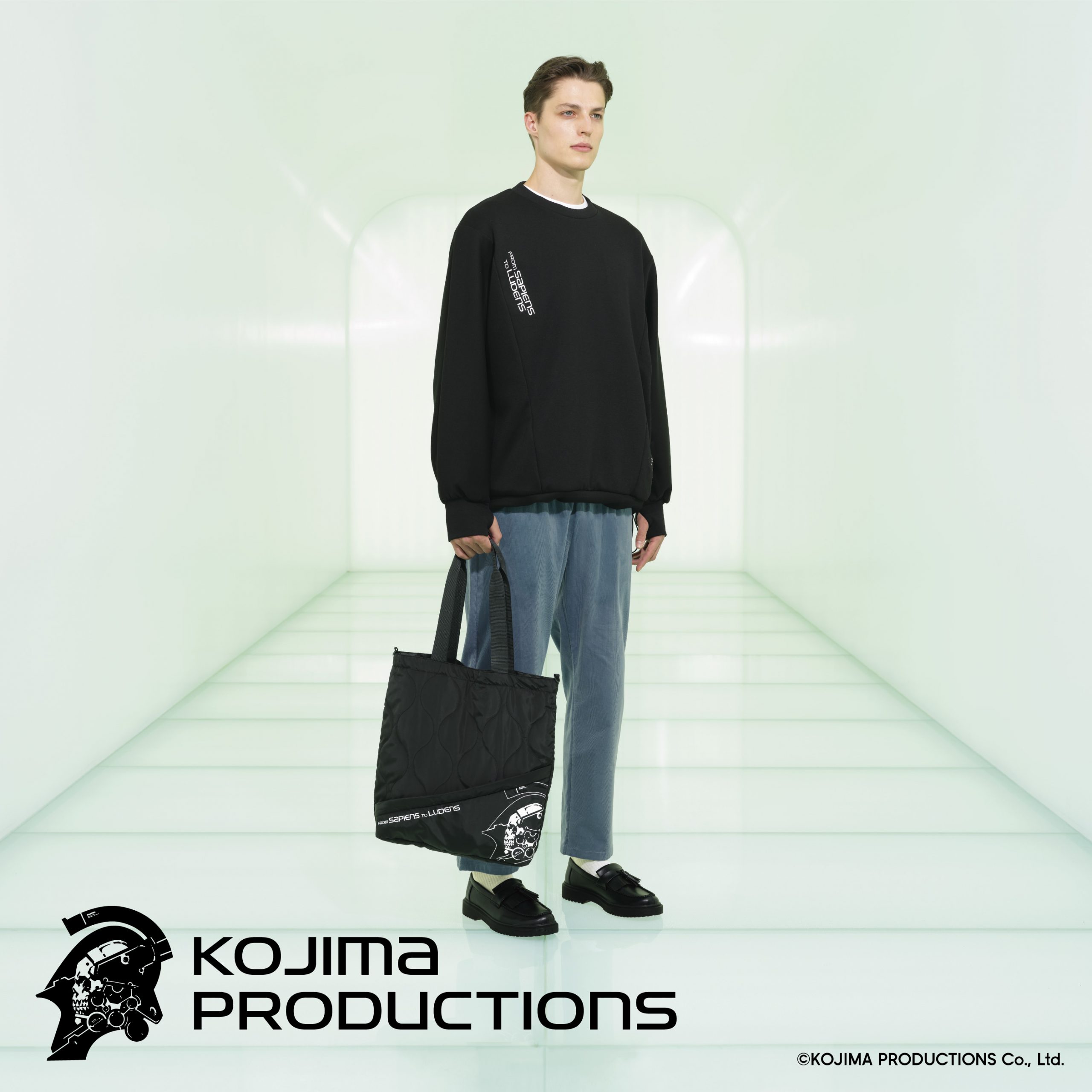 聯名系列共有9款男裝單品及配件，以「近未來」為主題，並將「KOJIMA PRODUCTIONS」美術總監－新川洋司的作品作為設計元素。