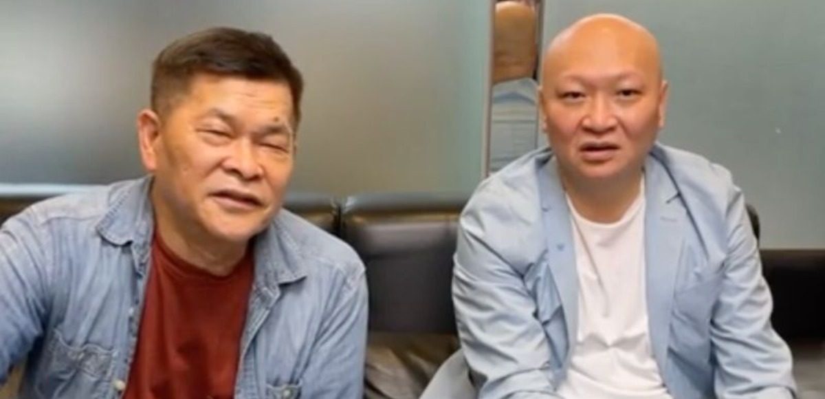 ▲林秉文（右）出面為澎恰恰處理債務，忙到焦頭爛額。（圖／翻攝澎恰恰臉書）