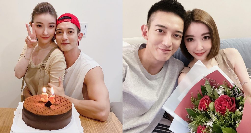 ▲許維恩（左圖左）在王家梁生日送上驚喜大禮，讓另一半感動到不行。（圖／王家梁IG）