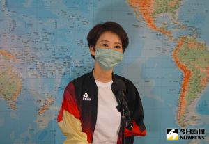 ▲民進黨立委陳亭妃回應共機擾台議題。(圖/記者呂炯昌攝.2021.10.04) ▲民進黨立委陳亭妃回應共機擾台議題。(圖/記者呂炯昌攝.2021.10.04)