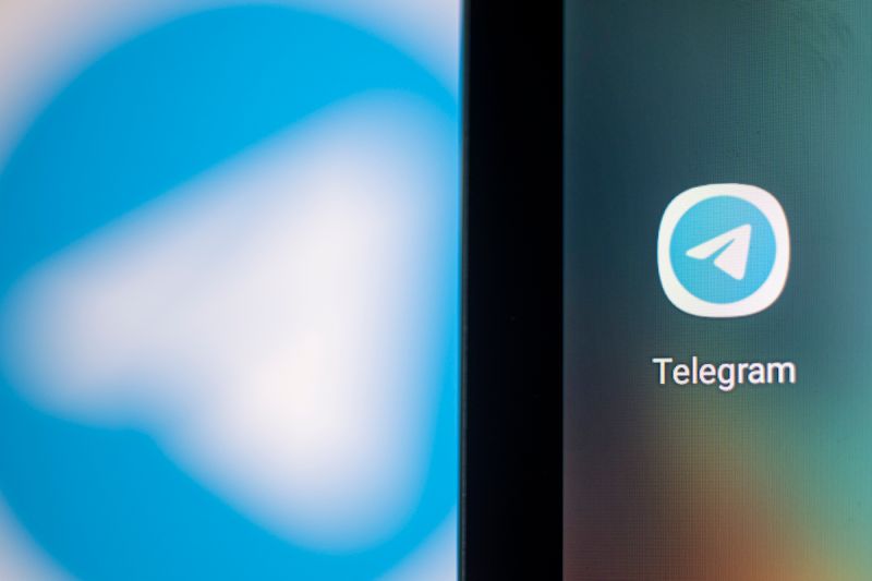 ▲Telegram是俄國目前最主流的通訊軟體。（圖／美聯社／達志影像）