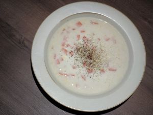 女網友分享玉米濃湯的料理撇不。(圖/翻攝廚藝公社臉書) ▲女網友分享玉米濃湯的料理撇不。(圖/翻攝廚藝公社臉書)