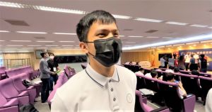 ▲丁聖儒。(圖/鍾東穎攝) ▲丁聖儒。(圖/鍾東穎攝)