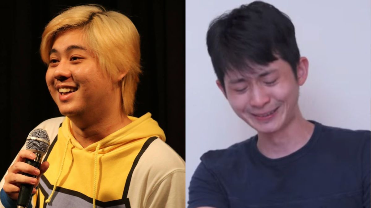 ▲鄭家純開直播「屠龍」後,老K(左圖)向博恩(右圖)喊話。(圖/老K臉書、STR Network YouTube)