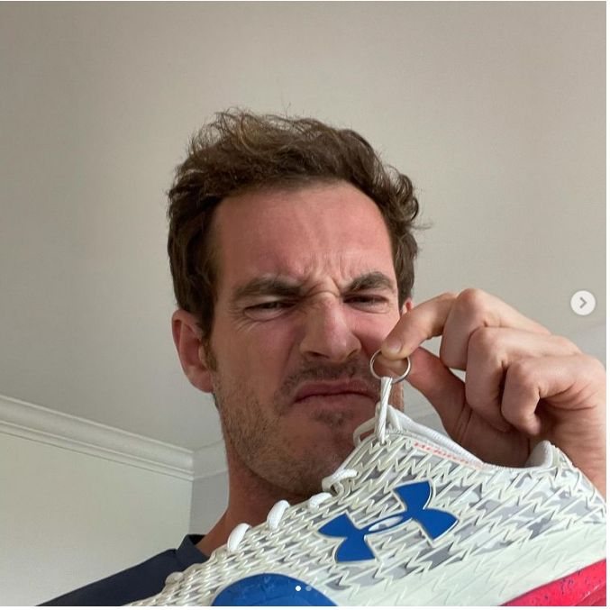 ▲前英國網球一哥Andy Murray找回婚戒和球鞋。(圖/取自Andy Murray Instagram )