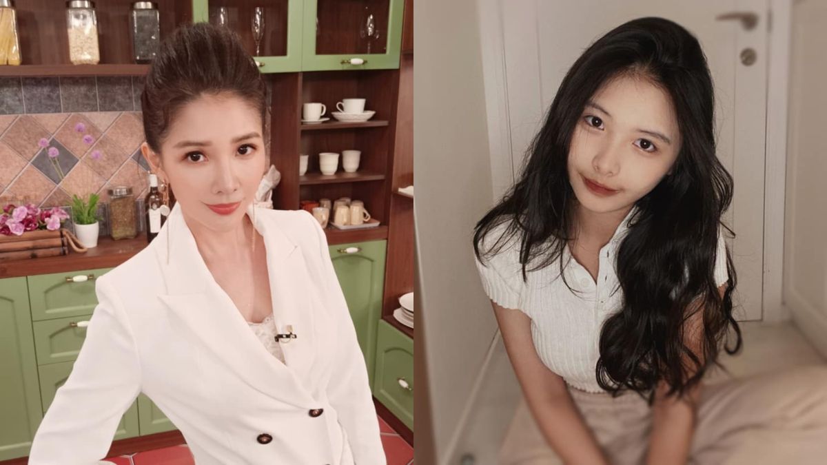 ▲林書煒（左圖）曾分享自己與女兒對比照，網友稱讚像姊妹。（圖／林書煒臉書）