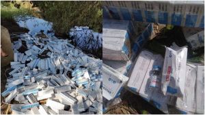 埃及傳出大量疫苗被遺棄。(圖/翻攝自推特) ▲埃及傳出大量疫苗被遺棄。(圖/翻攝自推特)