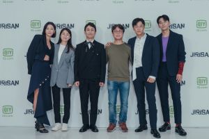 ▲全智賢(左起)、編劇金銀姬、吳正世、攝影導演崔相木、趙漢哲、朱智勳出席記者會。(圖/愛奇藝國際站) ▲全智賢(左起)、編劇金銀姬、吳正世、攝影導演崔相木、趙漢哲、朱智勳出席記者會。(圖/愛奇藝國際站)