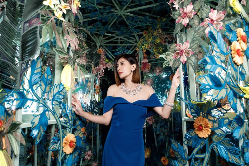 ▲賈靜雯辣秀好身材。(圖/Tiffany提供)